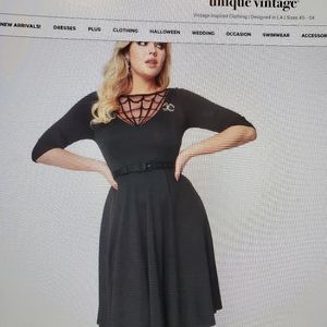 Spiderweb Neck Dress XL/14